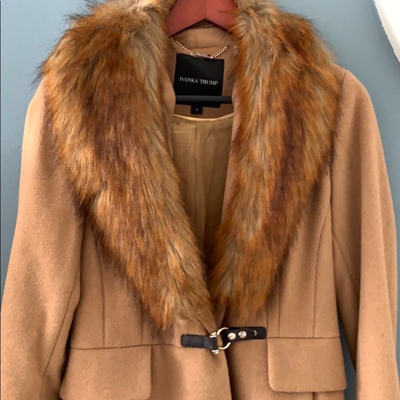 Ivanka Trump Camel Fur Coat - Picture 5 of 8